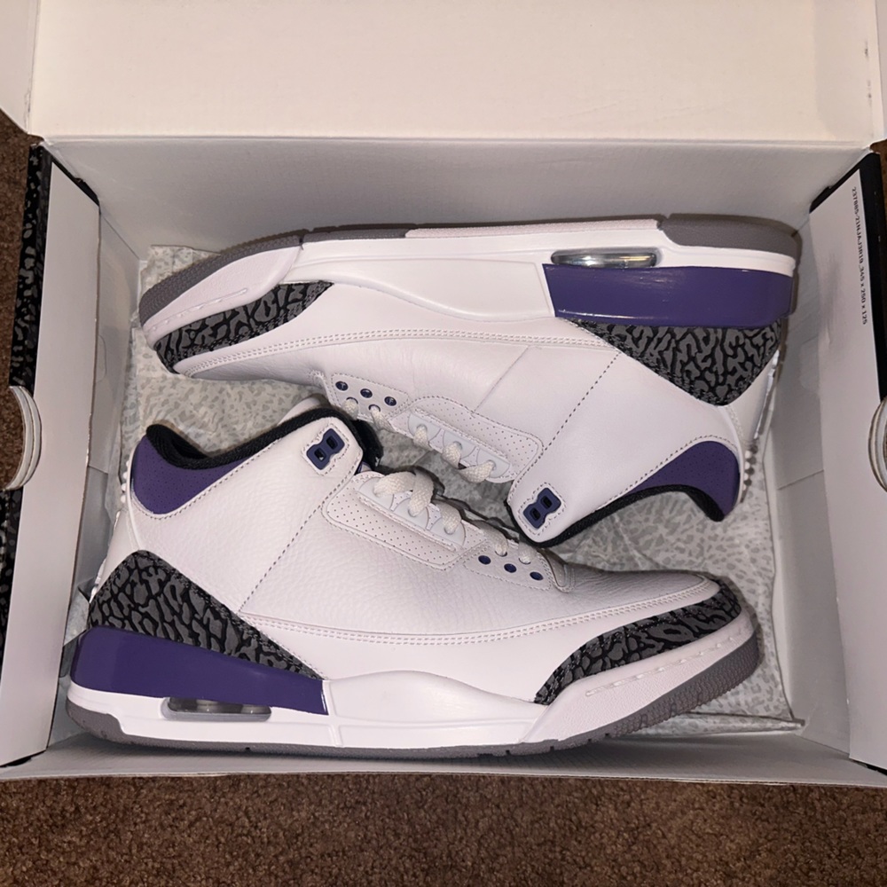 air jordan 3 retros DARK IRIS
